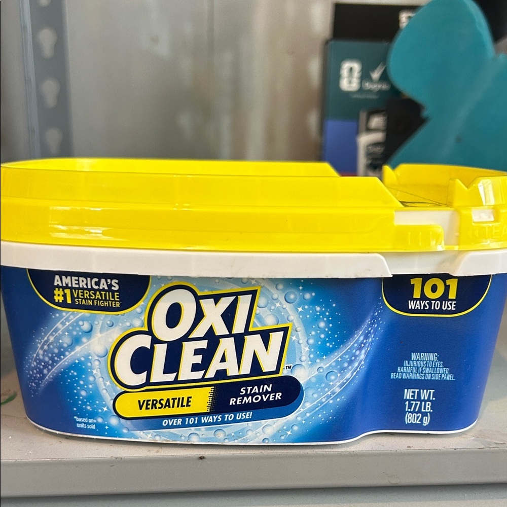 OxiClean Versatile Stain Remover - Yellow & Blue Tub